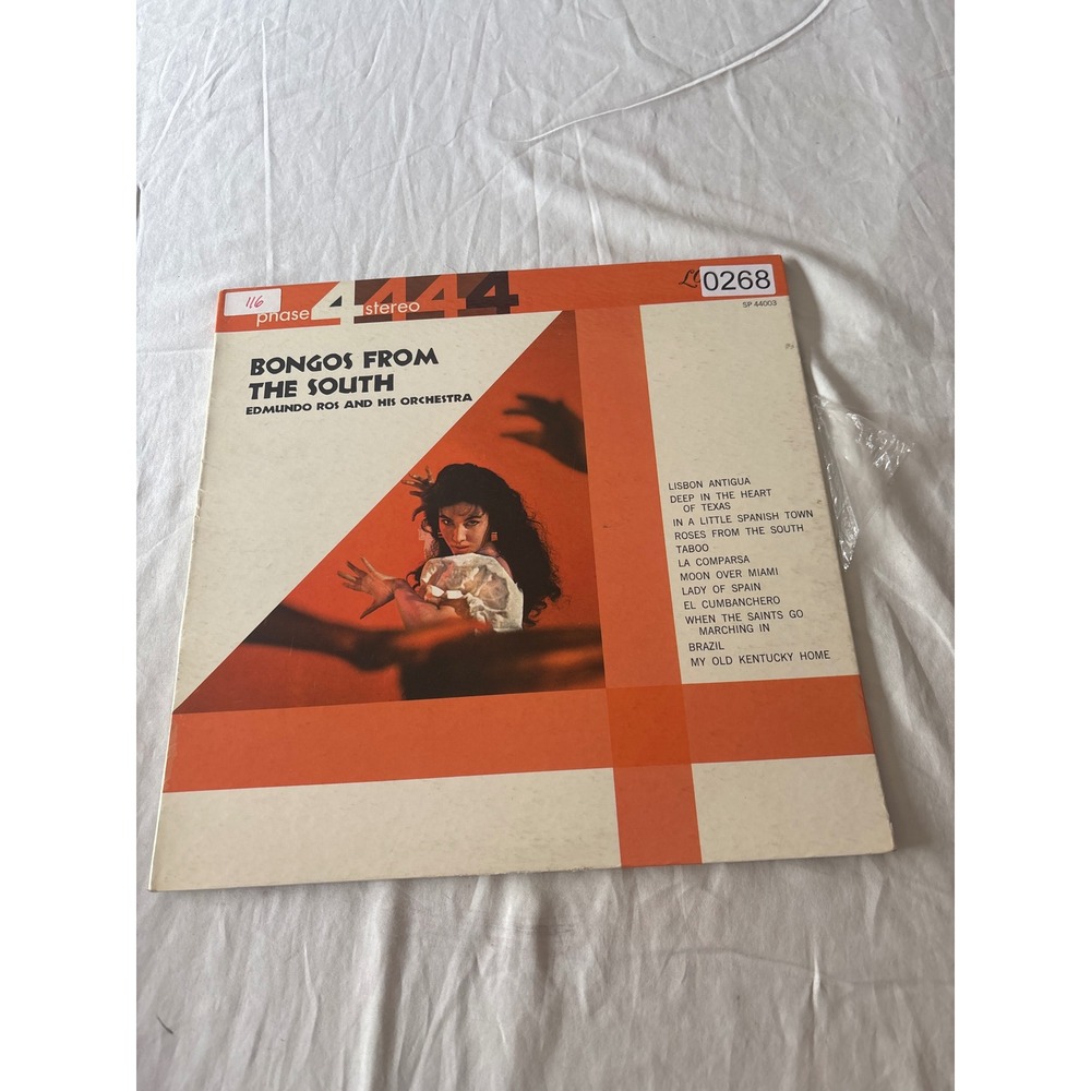 London Records‎ Bongos From The South Edmundo Ros LP 12"Good Phase 4 Stereo